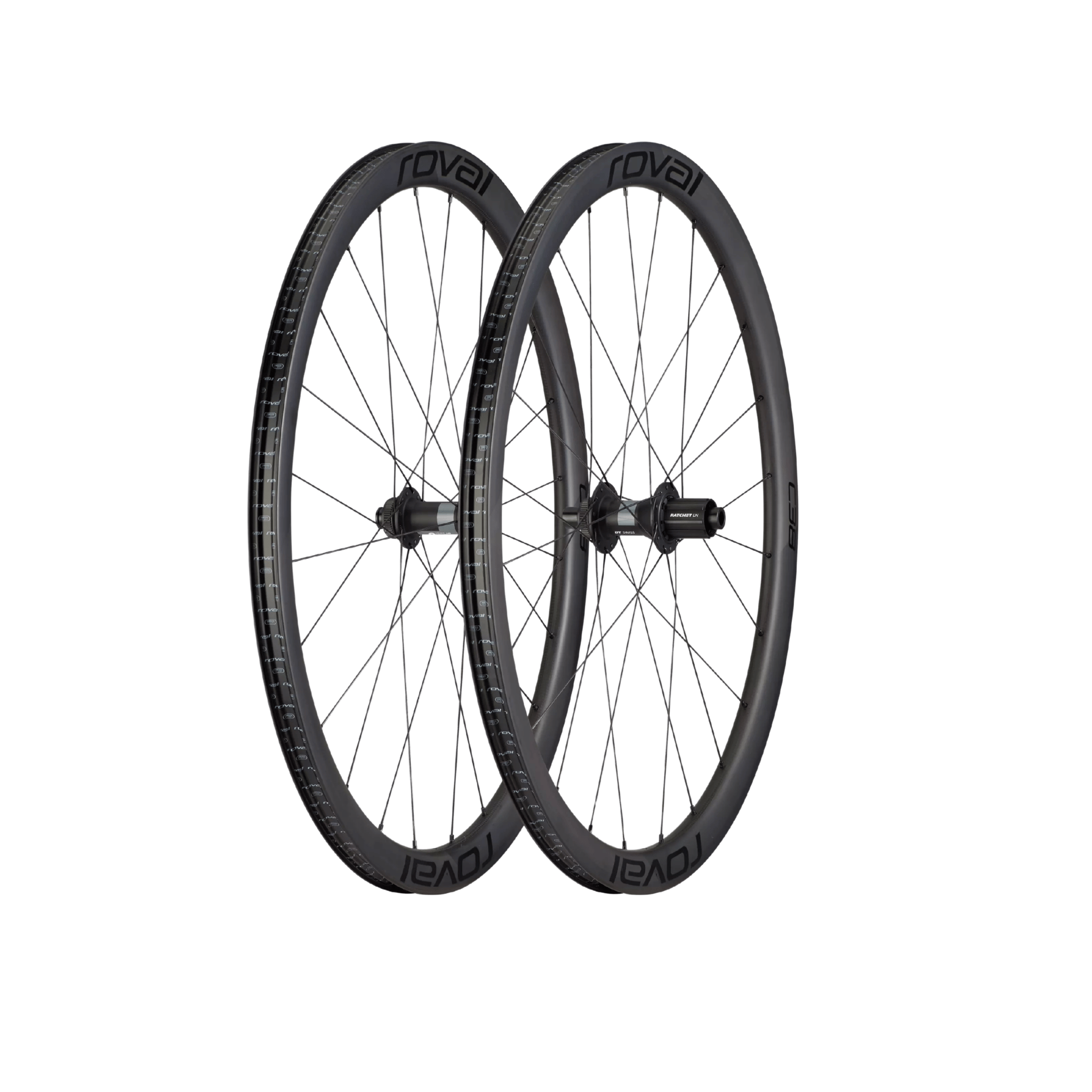 Take-Off - Specialized Roval Rapide C 38 Disc Wheelset Satin Carbon/Black Front & Rear SRAM XDR Parts - Wheels - Road