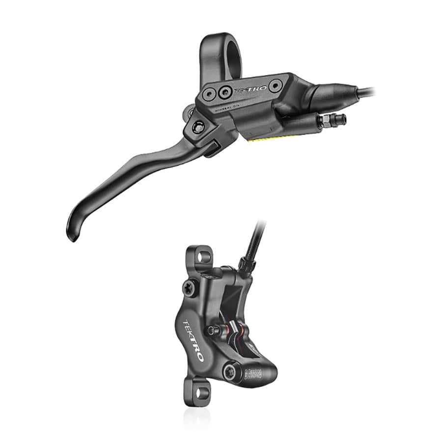 Tektro HD-E5140 Right, Post mount, 160 to 203mm (not included), Black Road Hydraulic Disc Brakes
