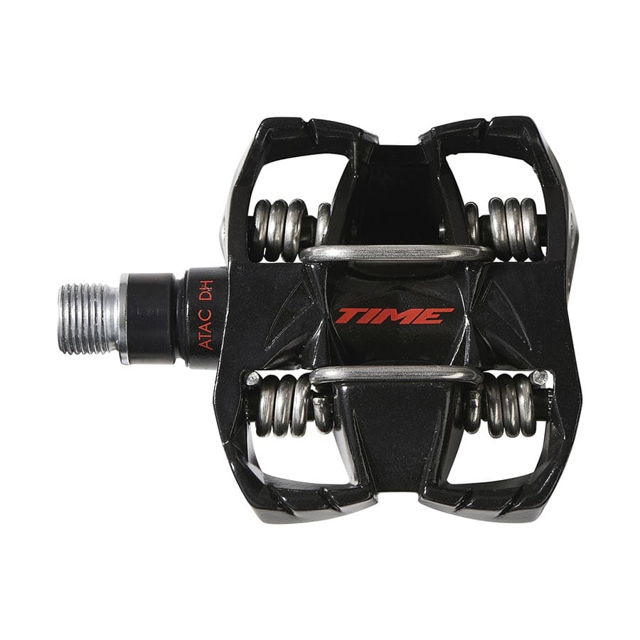 TIME ATAC DH 4 TIME, ATAC DH 4, Pedals, Body: Aluminum, Spindle: Steel, 9/16'', Black, Pair Clipless MTB Pedals