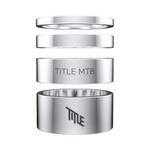 Title Alloy Headset Spacer Kit Chrome Parts - Headset Spacers
