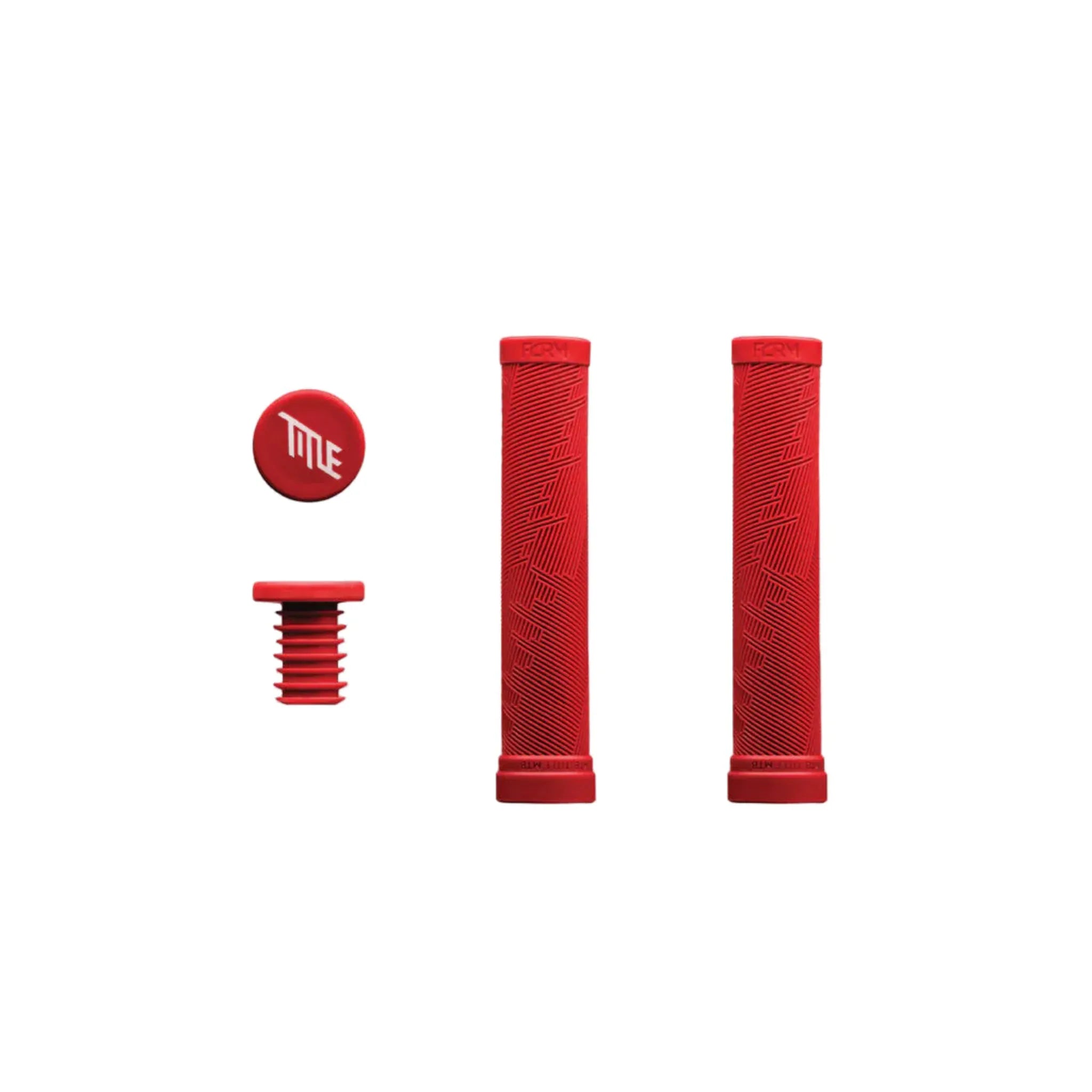Title Form Grip Red Parts - Handlebar Grips
