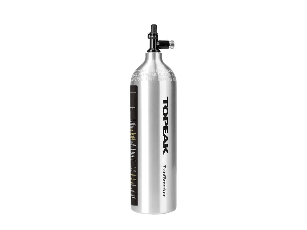 Topeak TubiBooster 2-In-1 Tubeless Tire Charging Kit & Removable CO2 Inflator Head Accessories - Pumps