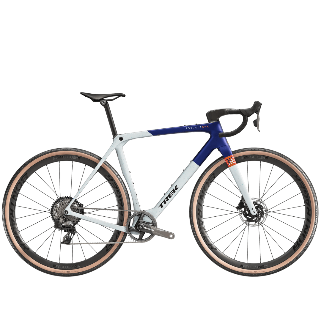 Trek Checkmate SLR 7 AXS Matte Hex Blue/Plasma Grey Pearl / XS Bikes - Gravel