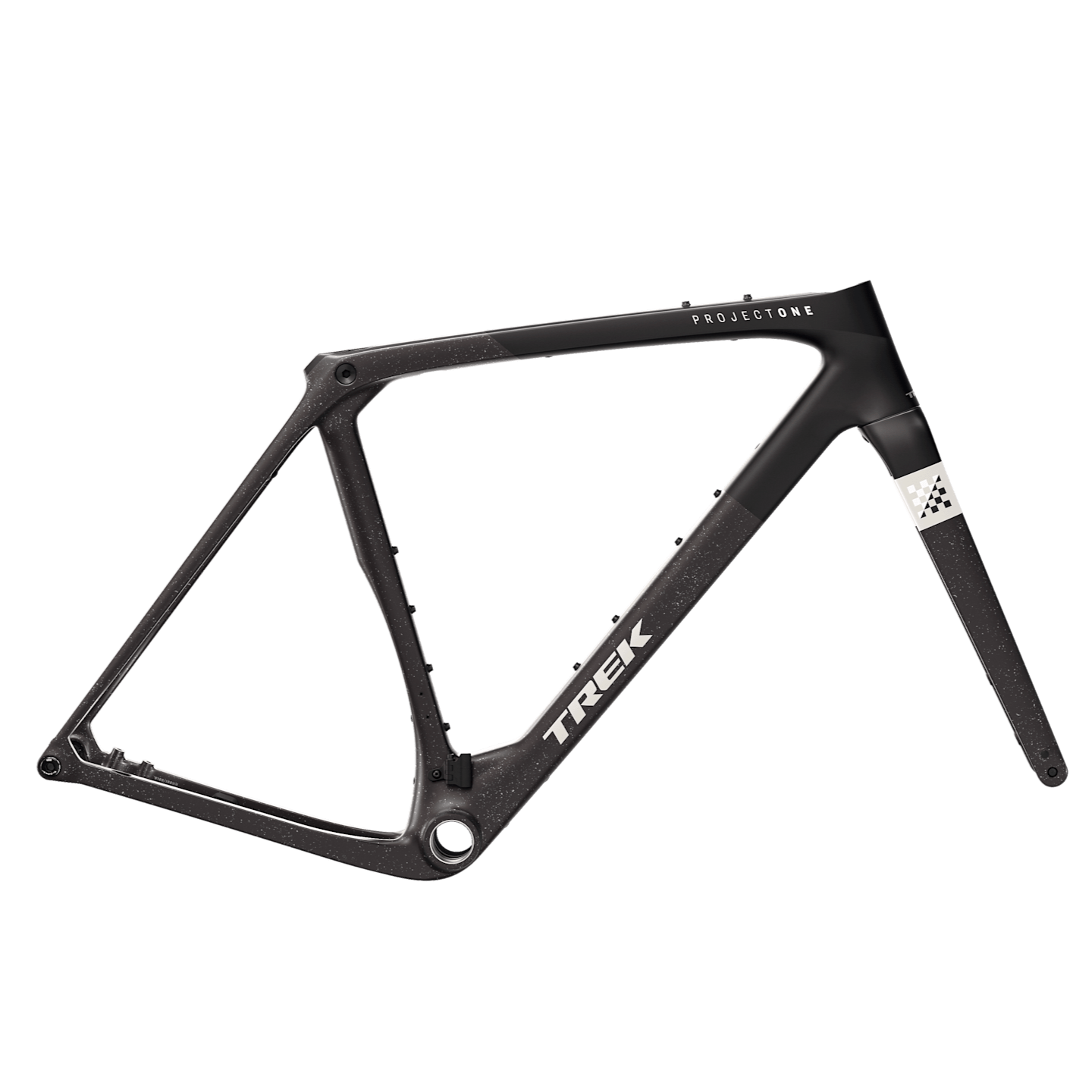 Trek Checkmate SLR Frameset Matte Trek Black/Matte Deep Smoke / XS Bikes - Frames - Gravel