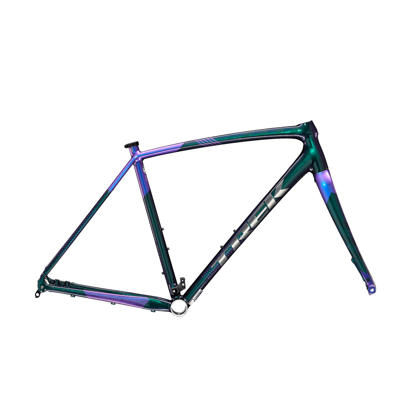 Trek Crockett Disc Frameset Emerald Iris/Purple Phaze / 47 Bikes - Frames - Gravel