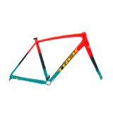 Trek Crockett Disc Frameset Radioactive Red to Navy to Teal Fade / 47 Bikes - Frames - Gravel