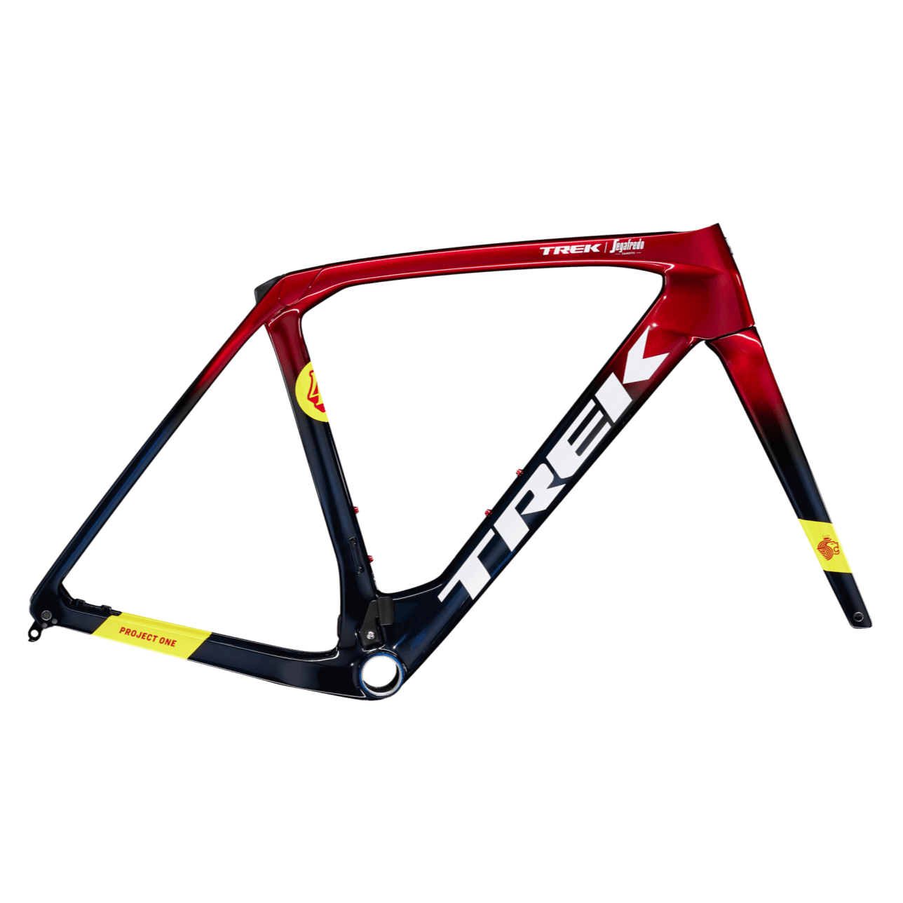 Trek Domane RSL Gen 4 Frameset Metallic Red Smoke to Blue Smoke Fade / 56 Bikes - Frames - Road