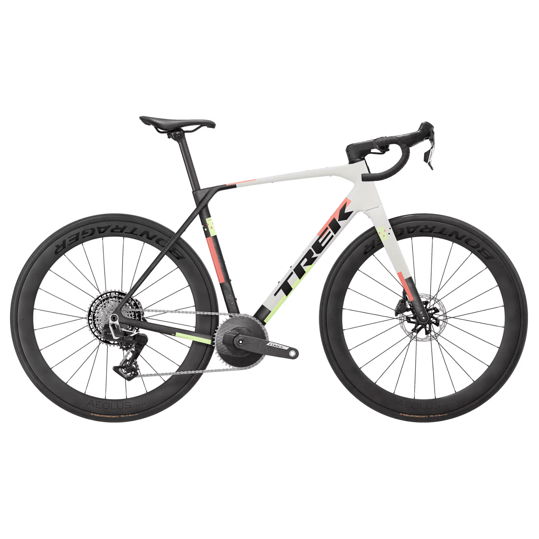 Trek Domane SL 7 AXS 1x Gen 5 Matte Era White/Deep Smoke / XS Bikes - Road