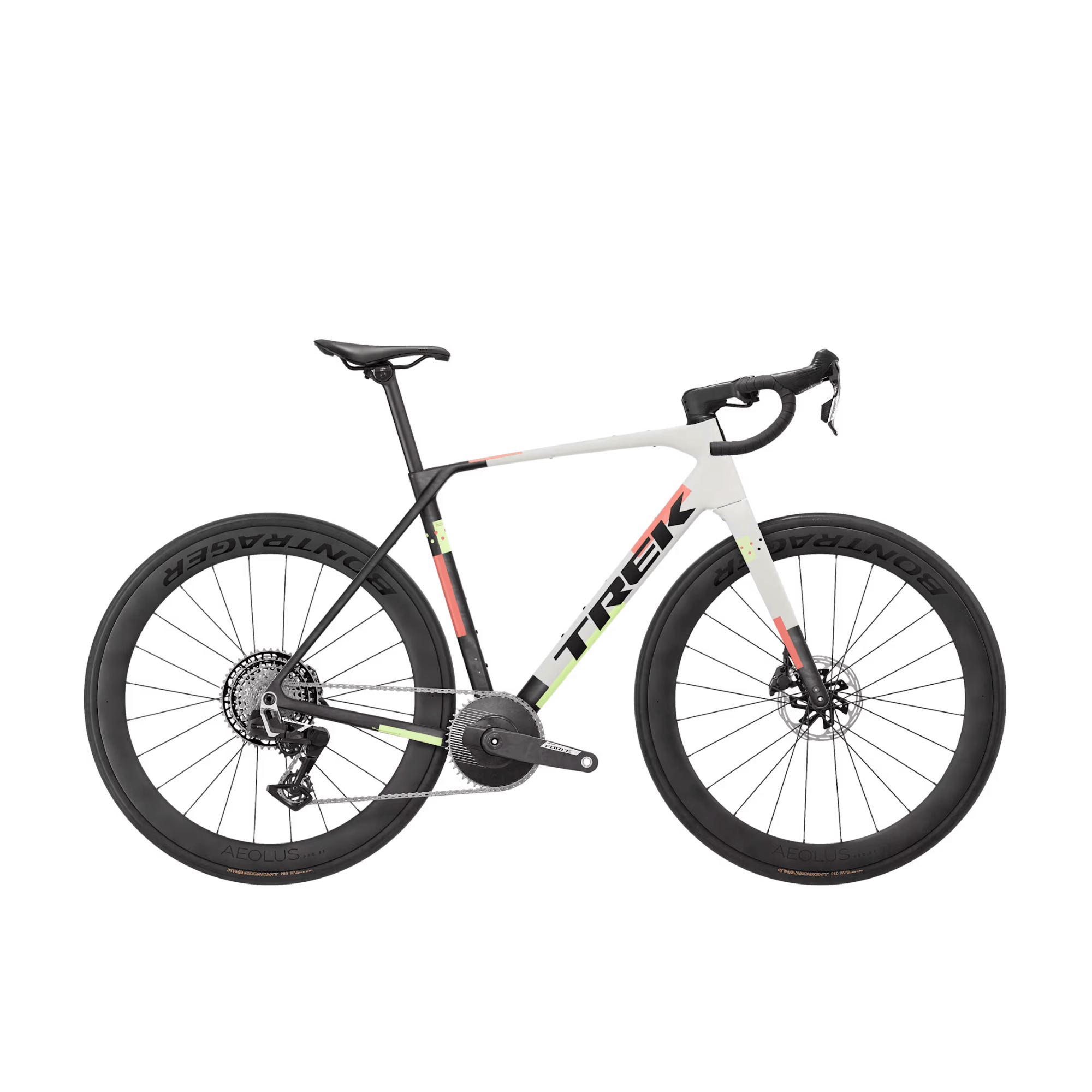 Trek Domane SL 7 AXS 1x Gen 5 Matte Era White/Deep Smoke / XS Bikes - Road