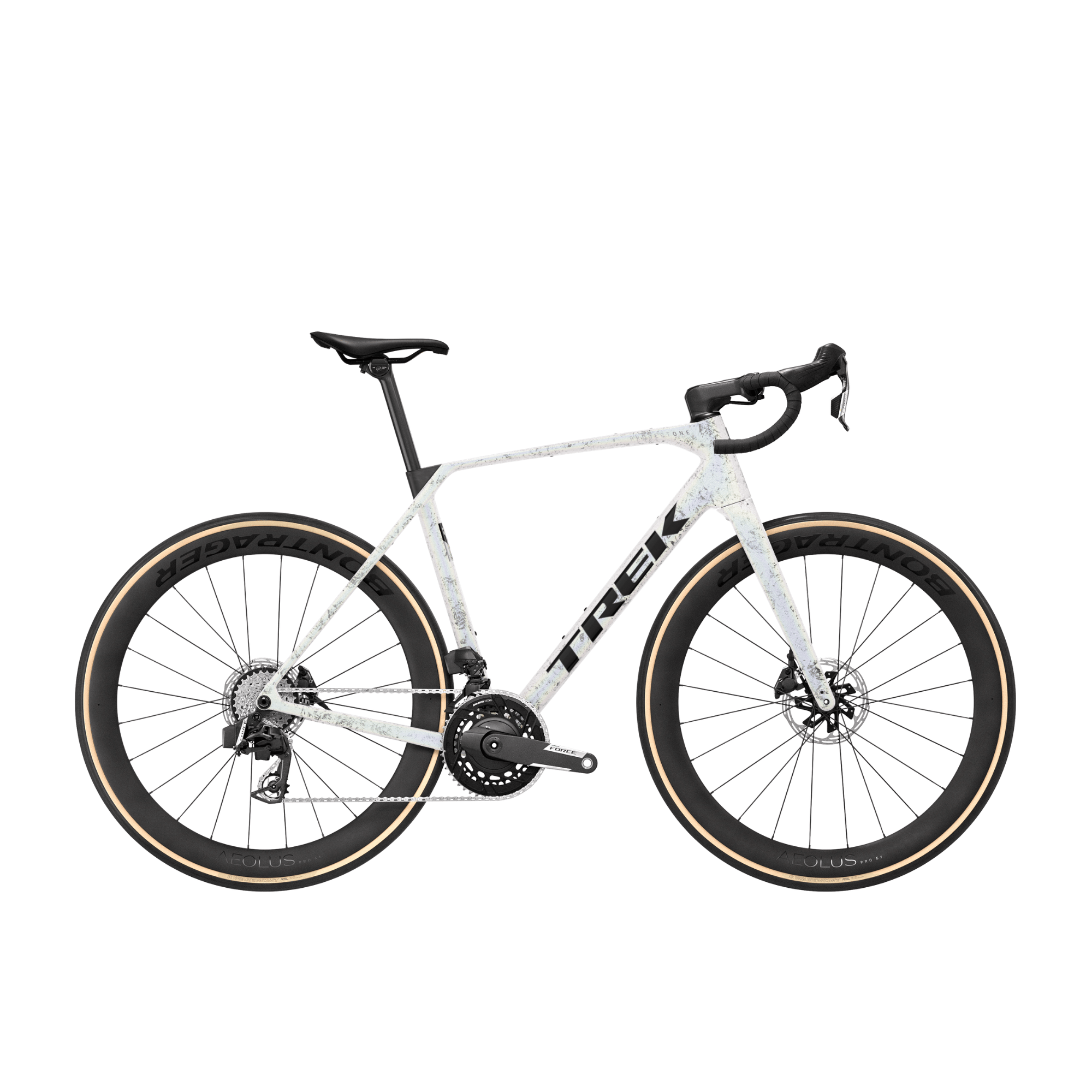 Trek Domane SLR 7 AXS Gen 5 Mother Of Pearl/Silver Marble / XS Bikes - Road