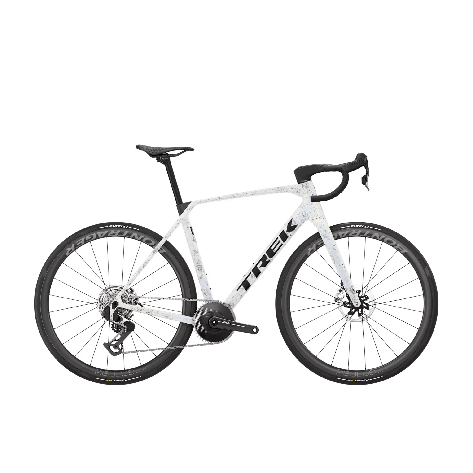 Trek Domane SLR 9 AXS 1x Gen 5 Mother Of Pearl/Silver Marble / XS Bikes - Road