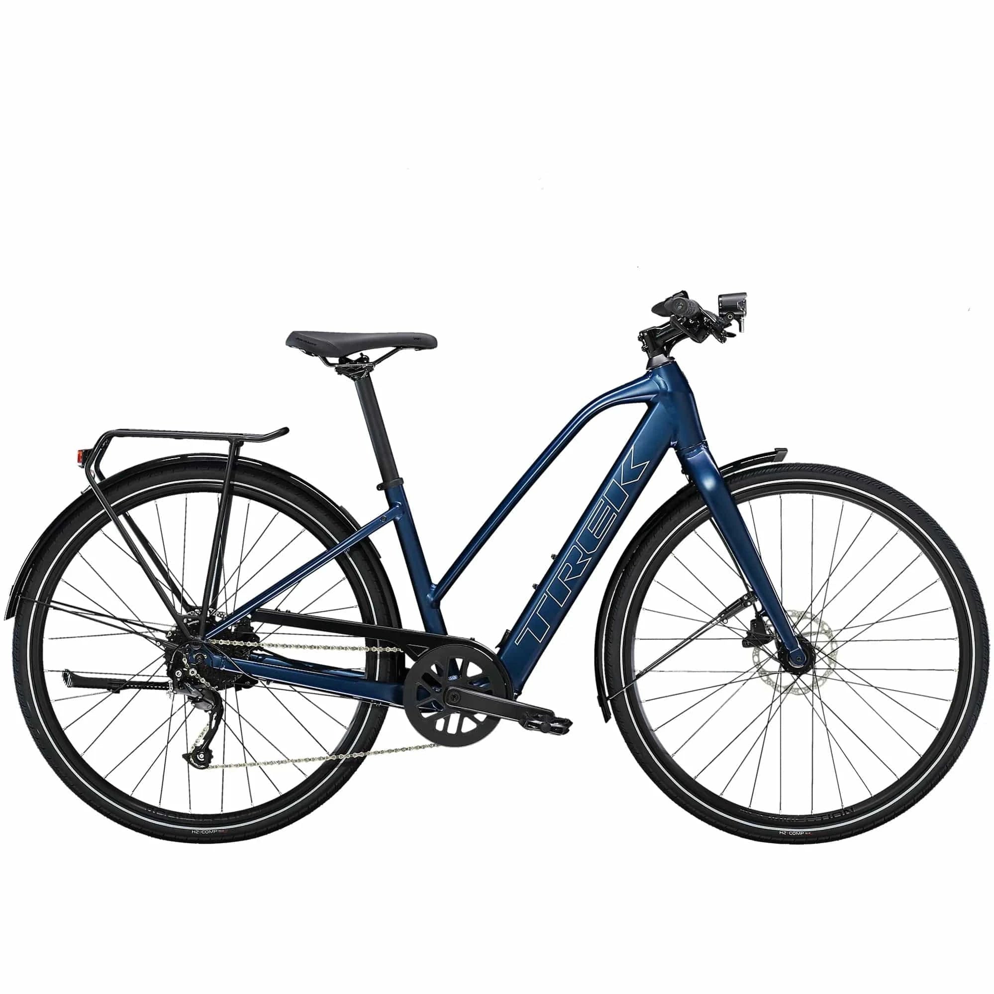 Trek FX+ 2 Satin Mulsanne Blue / S Bikes - eBikes - Commuter