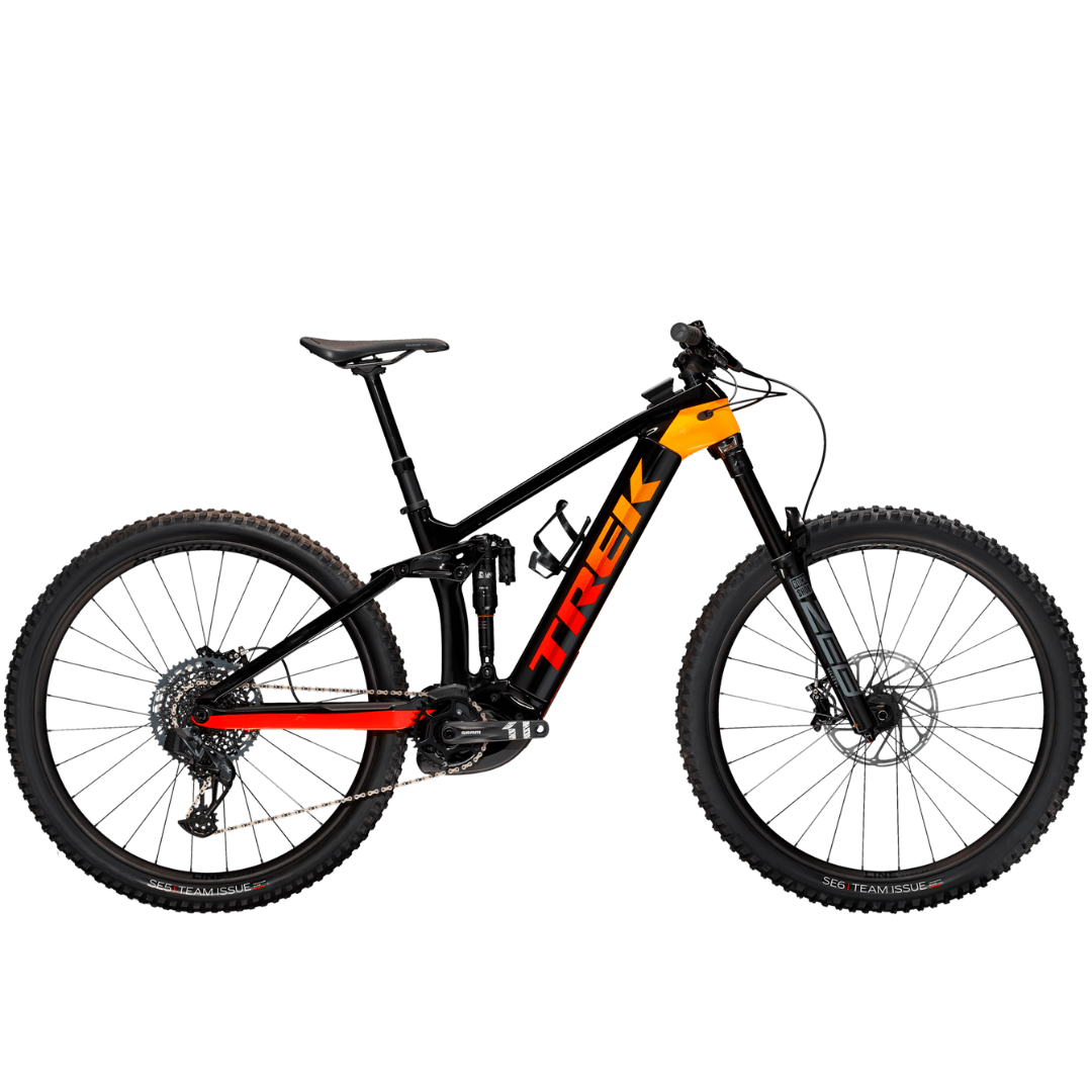 Trek Rail 9.8 GX AXS Gen 3 Trek Black/Marigold to Red Fade / M Bikes - eBikes - Mountain