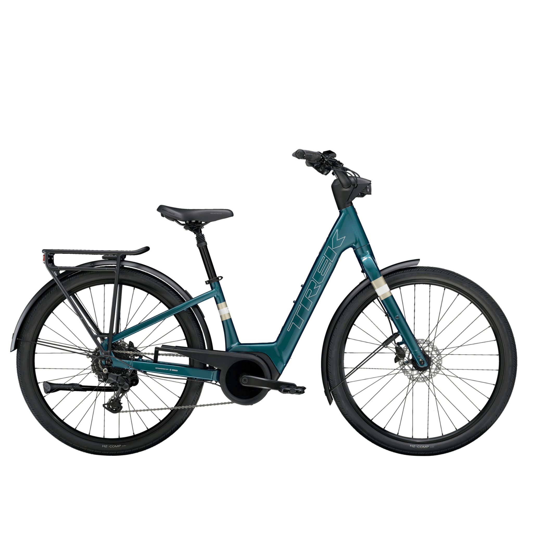 Trek Verve+ 2 Lowstep Gen 3 Dark Aquatic / S Bikes - eBikes - Commuter