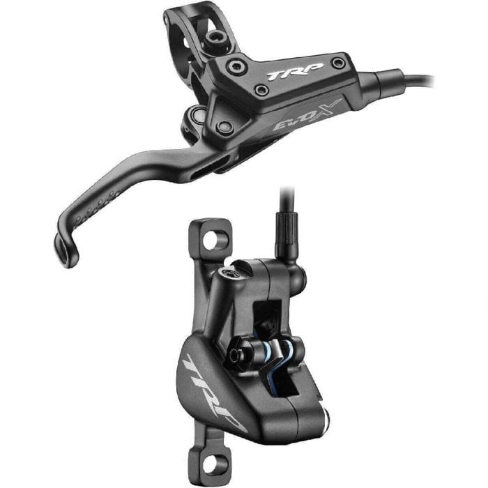 TRP EVO X Right, Post mount, Disc: Not included, Black MTB Hydraulic Disc Brakes