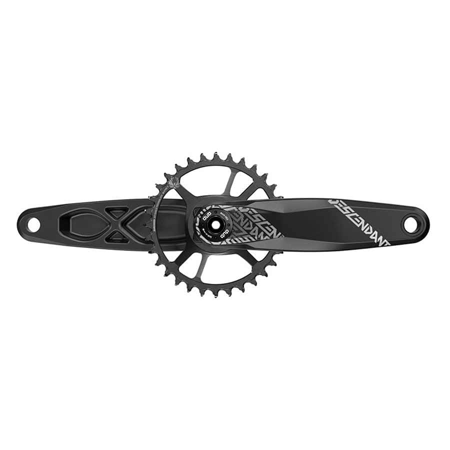 Truvativ Descendant 6K DUB Crankset Boost 32T 170mm 170mm, Black, MTB Parts - Cranksets