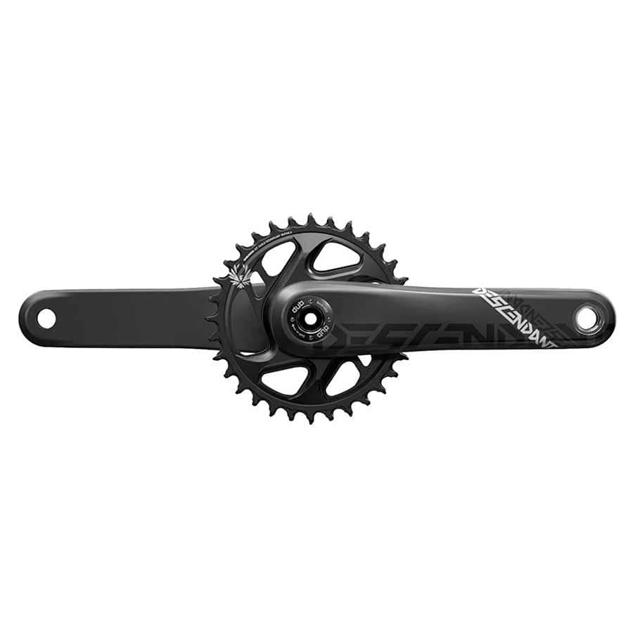 Truvativ Descendant Carbon DUB 0mm, Black, Boost MTB Cranksets