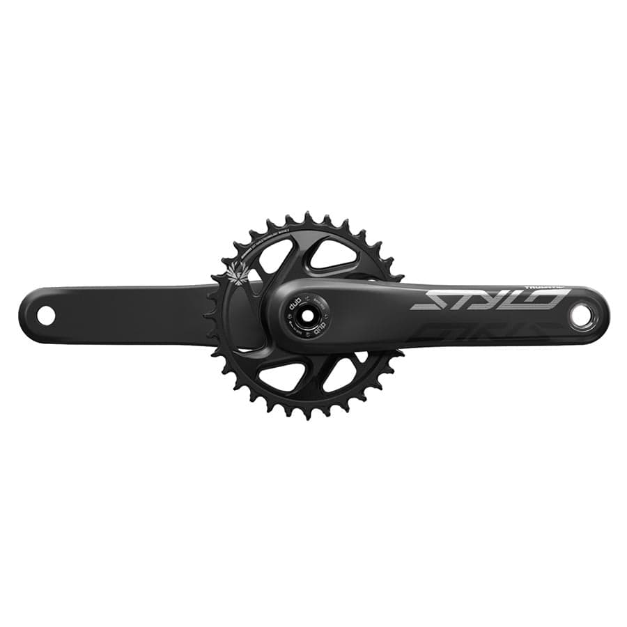 Truvativ Stylo Carbon DUB 2, DUB, 175mm, Black, Fat Bike MTB Cranksets