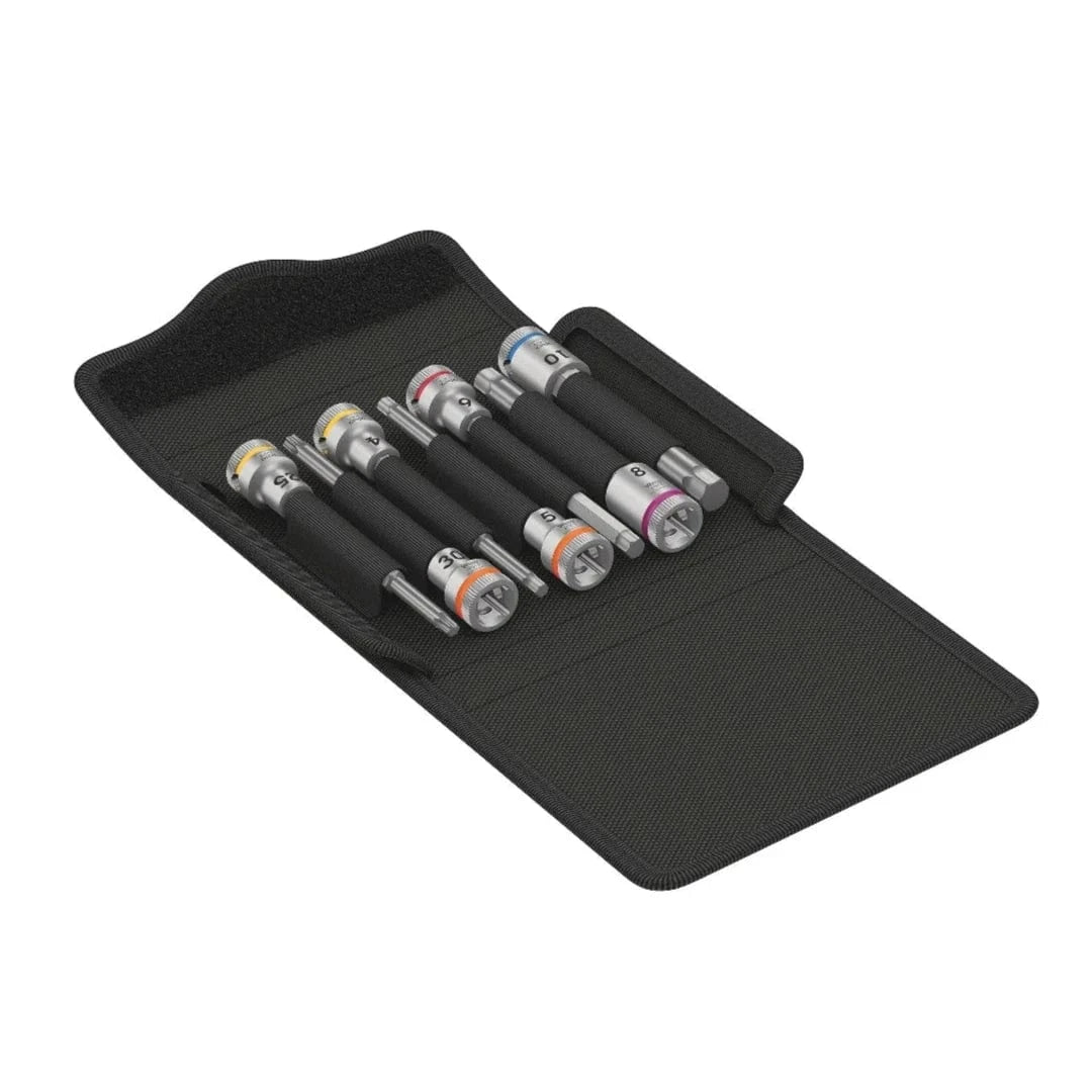 Wera Bicycle Set 8 Bit-Socket Set 7-Piece 3/8'' Drive Accessories - Tools