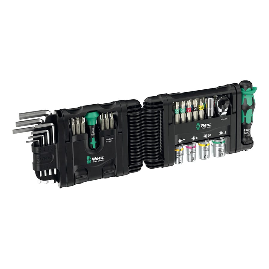 Wera TOOL-CHECK MODULAR SET 1 Wera, TOOL-CHECK MODULAR SET 1, : Metric/Imperial, 1/4'' General / Shop Tools