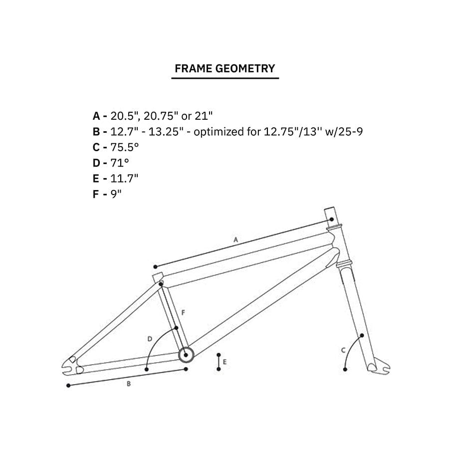 WeThePeople Battleship BMX Frames