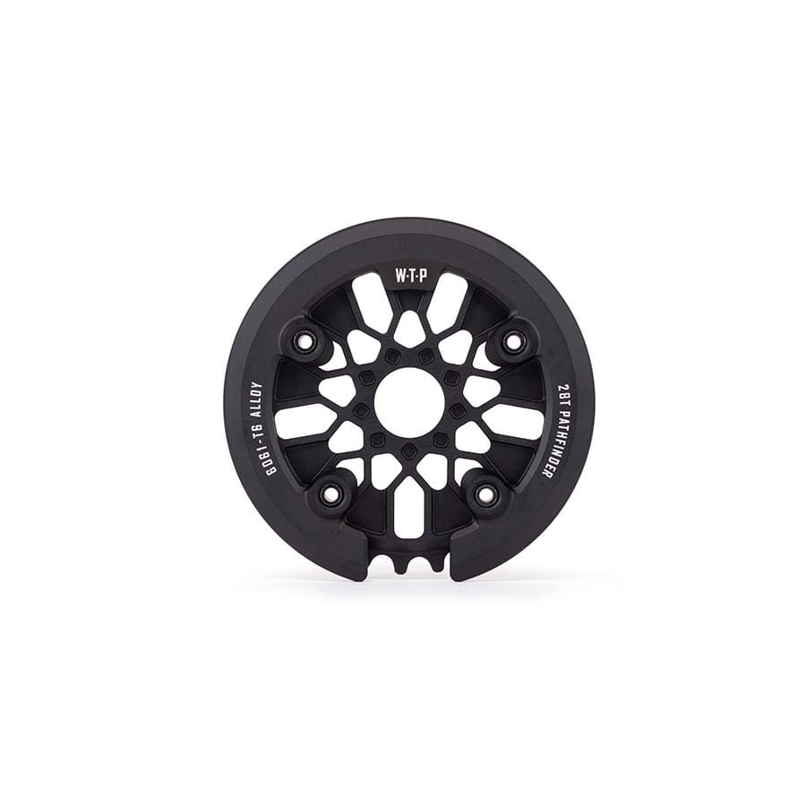 WeThePeople Pathfinder Guard Combo We The People, Pathfinder Guard Combo, Chainring, Teeth: 28, 6061-T6 Aluminum, Black, Set BMX Chainrings