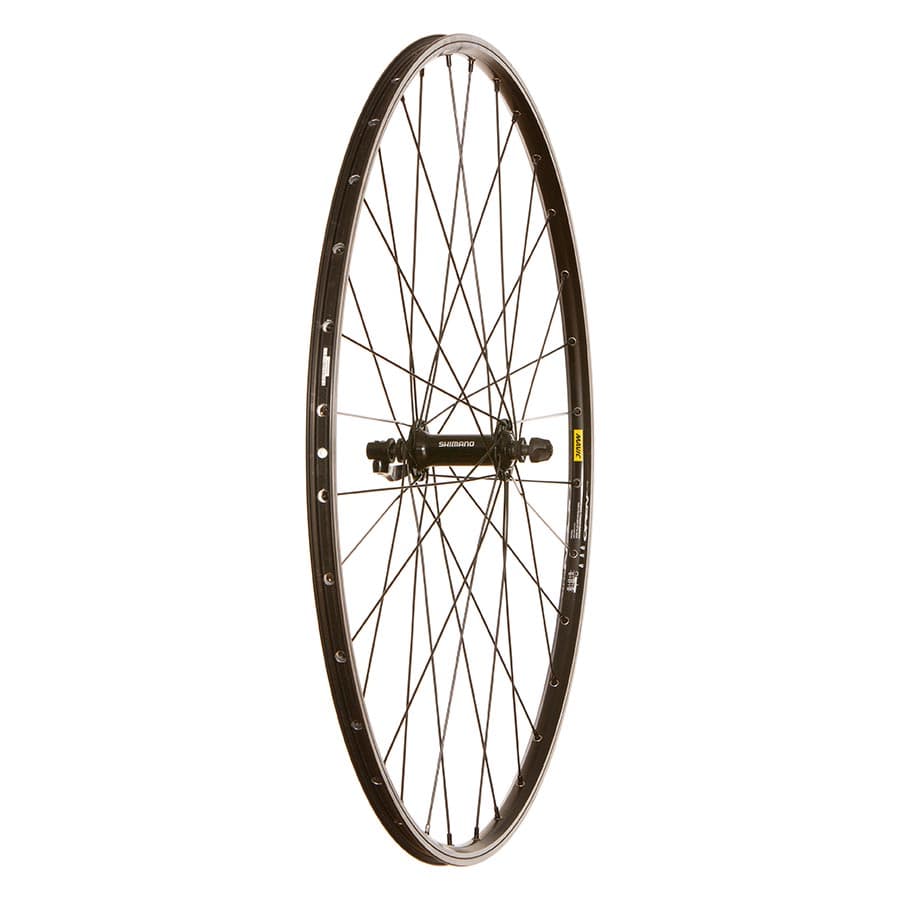 Wheel Shop Mavic Open Elite Black/ Shimano RS400 Black Front, 700C / 622, Holes: 32, QR, 100mm, Rim / 700 Wheels