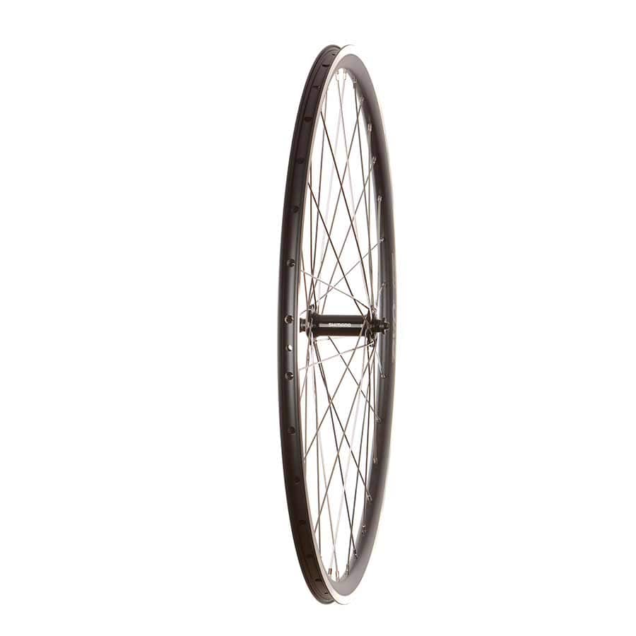 Wheel Shop Road - 700C - Evo Tour 16 Black/Stainless Shimano Sora HB-RS300, Wheel, Front, 700C / 622, Holes: 32, QR, 100mm, Rim / 700 Wheels