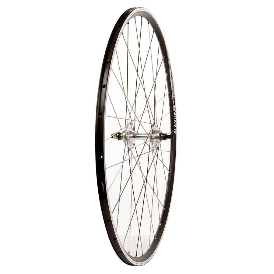 Wheel Shop Road/Track - 700C - Alex DA22 Black/DT Champion 1, Wheel, Rear, 700C / 622, Holes: 32, Bolt-on, 120mm, Rim, Fixed/Freewheel / 700 Wheels