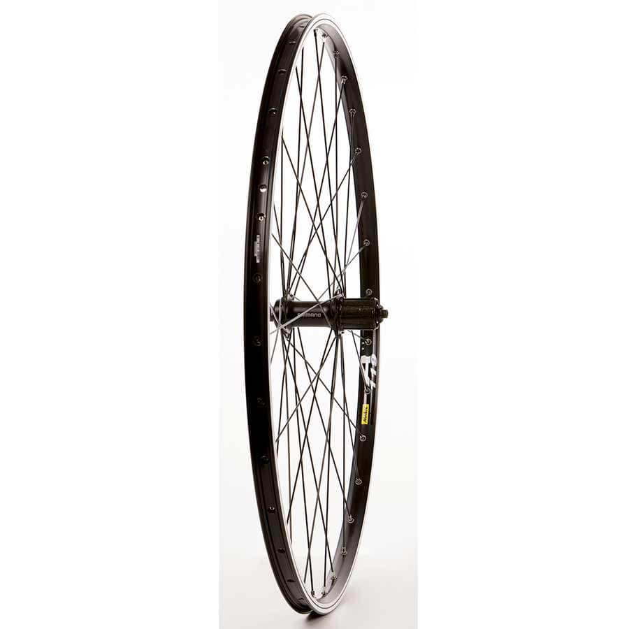 Wheel Shop Touring - 700C - Mavic A119 Black/Sapim Leader Black / Shimano Acera FH-T3000, Wheel, Rear, 700C / 622, Holes: 32, QR, 135mm, Rim, Shimano HG / 700 Wheels