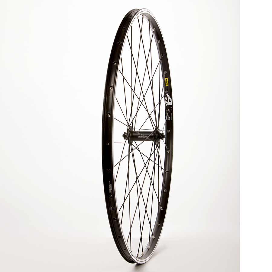 Wheel Shop Touring - 700C - Mavic A119 Black/Sapim Leader Black / Shimano Acera HB-T3000, Wheel, Front, 700C / 622, Holes: 32, QR, 100mm, Rim / 700 Wheels