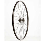 Wheel Shop Touring - 700C - Mavic A119 Black/Sapim Leader Black / Shimano Deore HB-M525, Wheel, Front, 700C / 622, Holes: 32, QR, 100mm, Rim and Disc IS 6-bolt / 700 Wheels