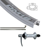 Wheel Shop Wheel Shop, Alex DM18 Silver/ Formula FM-21-QR, Wheel, Front, 26'' / 559, Holes: 36, QR, 100mm, Rim Wheel Shop, Alex DM18 Silver/ Formula FM-21-QR, Wheel, Front, 26'' / 559, Holes: 36, QR, 100mm, Rim Unclassified