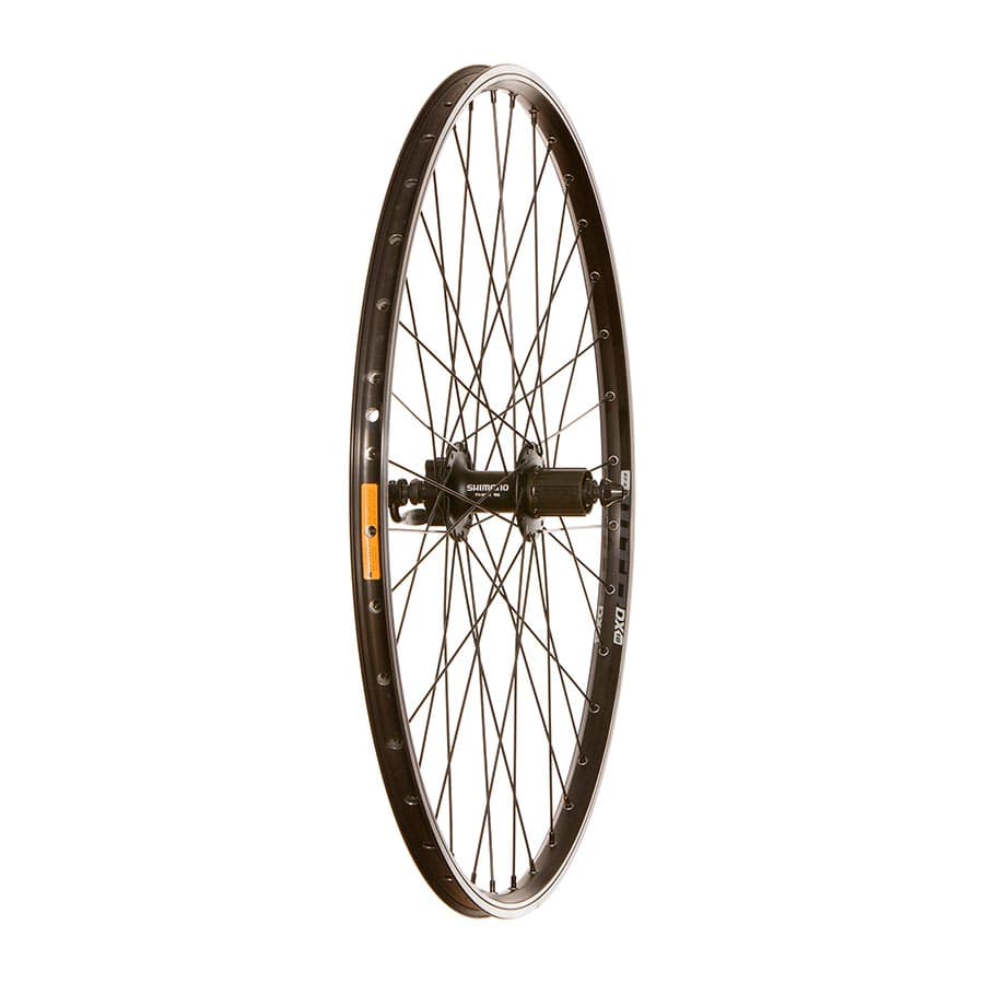 Wheel Shop WTB DX18 / Shimano HB-M475 / FH-M475 700C / 29" FH-M475, Wheel, Rear, 700C / 622, Holes: 36, QR, 135mm, Rim and Disc IS 6-bolt, Shimano HG / 700 Wheels