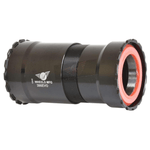 Wheels Manufacturing 386EVO Thread-Together Bottom Bracket - DUB Spindle, ABEC-3 Bearing, Black Parts - Bottom Brackets
