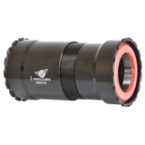 Wheels Manufacturing 386EVO Thread-Together Bottom Bracket - DUB Spindle, ABEC-3 Bearing, Black Parts - Bottom Brackets