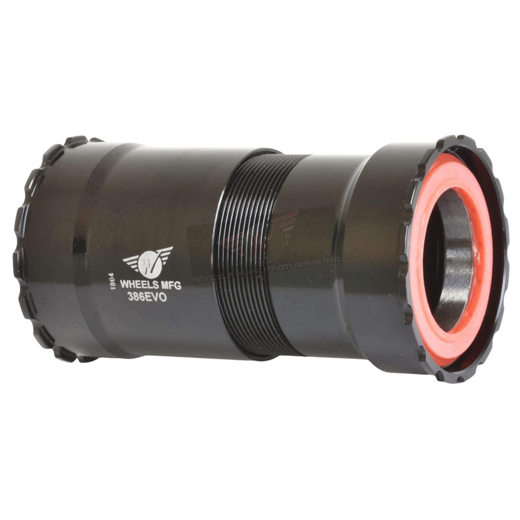 Wheels Manufacturing 386EVO Thread-Together Bottom Bracket - DUB Spindle, ABEC-3 Bearing, Black Parts - Bottom Brackets