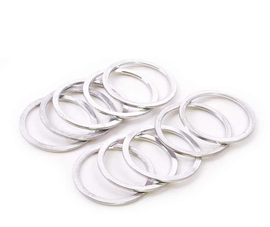 Wheels Manufacturing Aluminum Spacer 1.5mm/2.5mm/5mm/7.5mm/10mm, Aluminum, 105pcs Headset Spacers