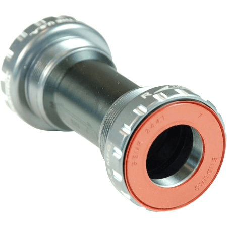 Wheels Manufacturing Enduro ABEC 3 External Threaded BSA Bottom Bracket for Road 24mm Cranks (Shimano, FSA, etc) Threaded Cups