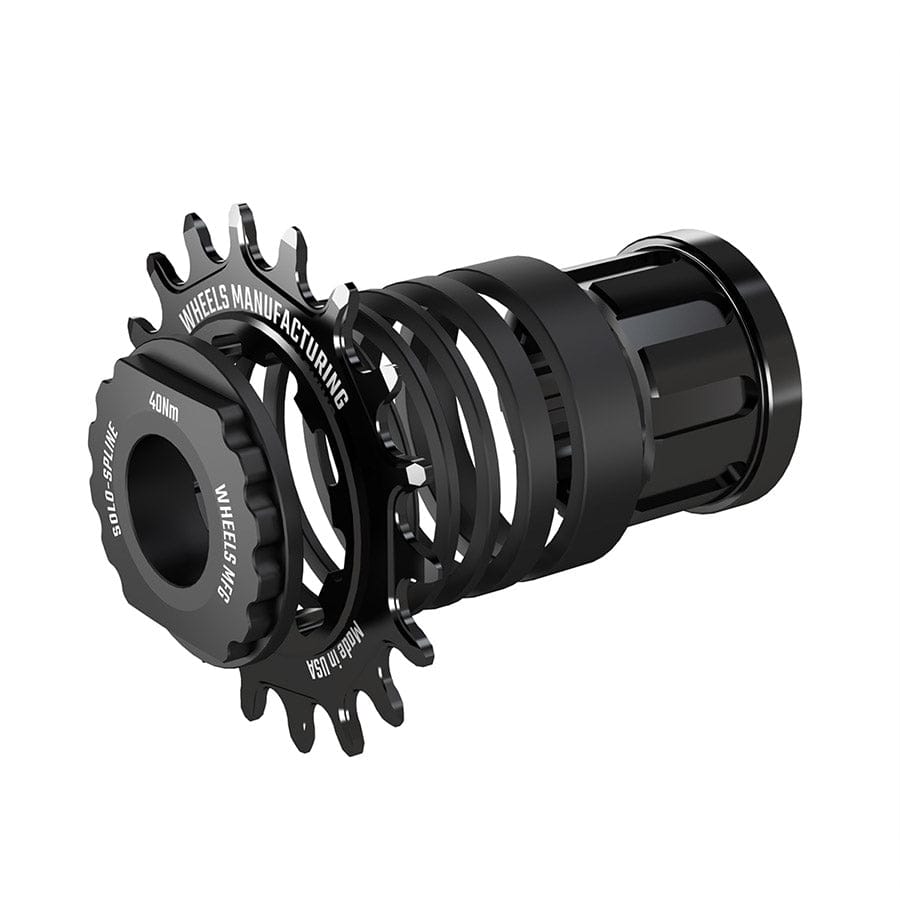 Wheels Manufacturing SOLO-SPLINE Wheels Manufacturing, SOLO-SPLINE, Cassette Spacer, Black Cassette Spacers and Kits