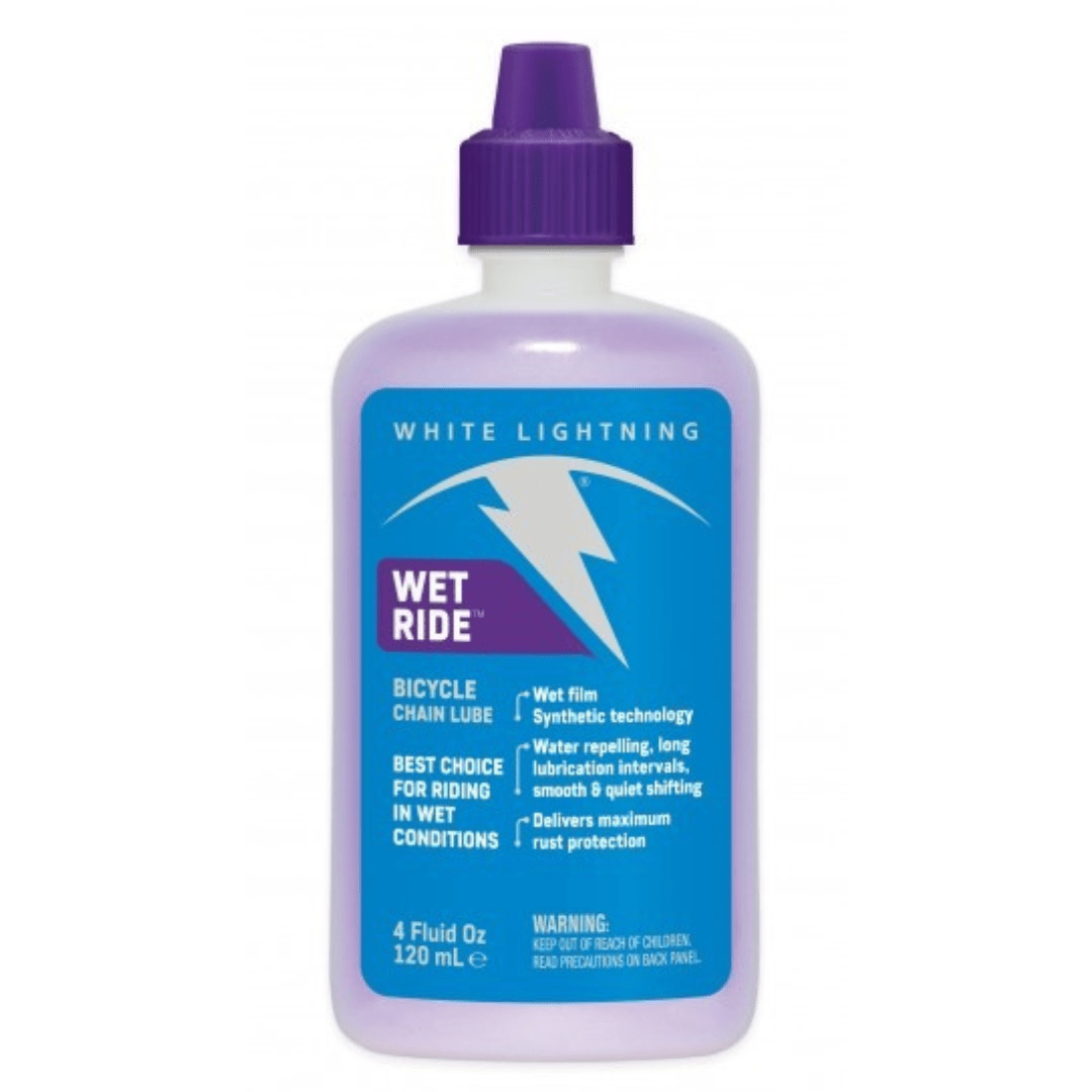 White Lightning Wet Ride Chain Lube 4oz Accessories - Maintenance - Chain Lube