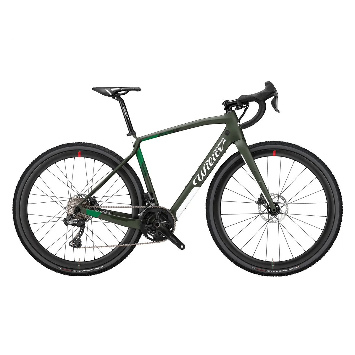 Wilier Jena Hybrid GRX Di2 Air 38 Green / Small Bikes - Gravel