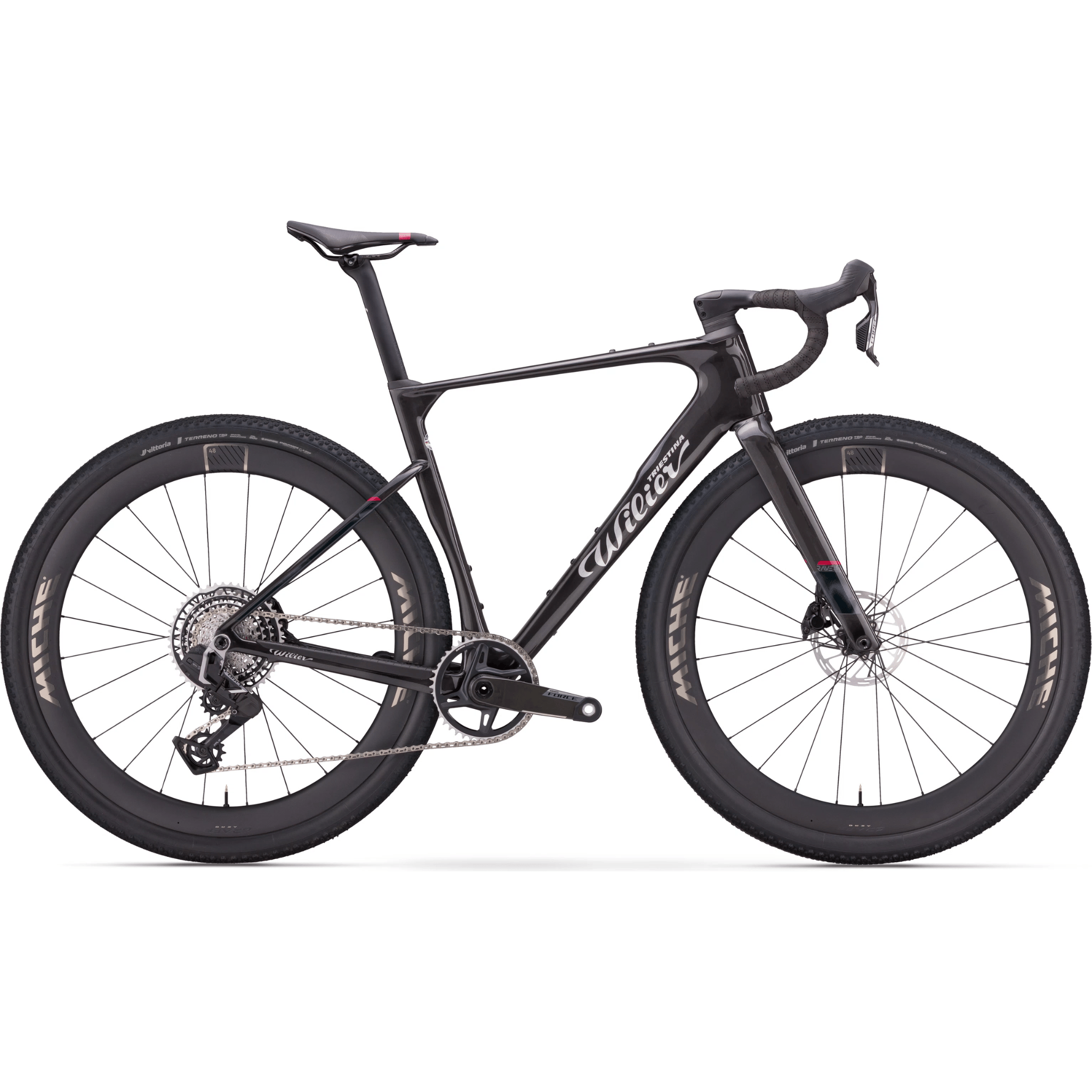 Wilier Rave SLR ID2 GRX Di2 Stemma S2 w/Miche Graff All-Road Glitch Black / XS Bikes - Gravel