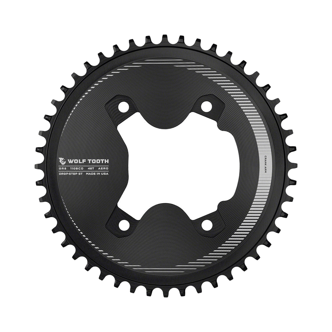 Wolf Tooth Aero 110 Asymmetric BCD Chainring - 48t Parts - Chainrings