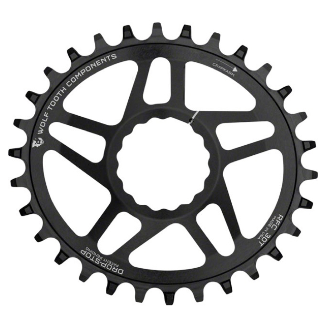 Wolf Tooth Components Elliptical Direct Mount Race Face Boost 30T 9-12Speed Aluminum Chainring Parts - Chainrings