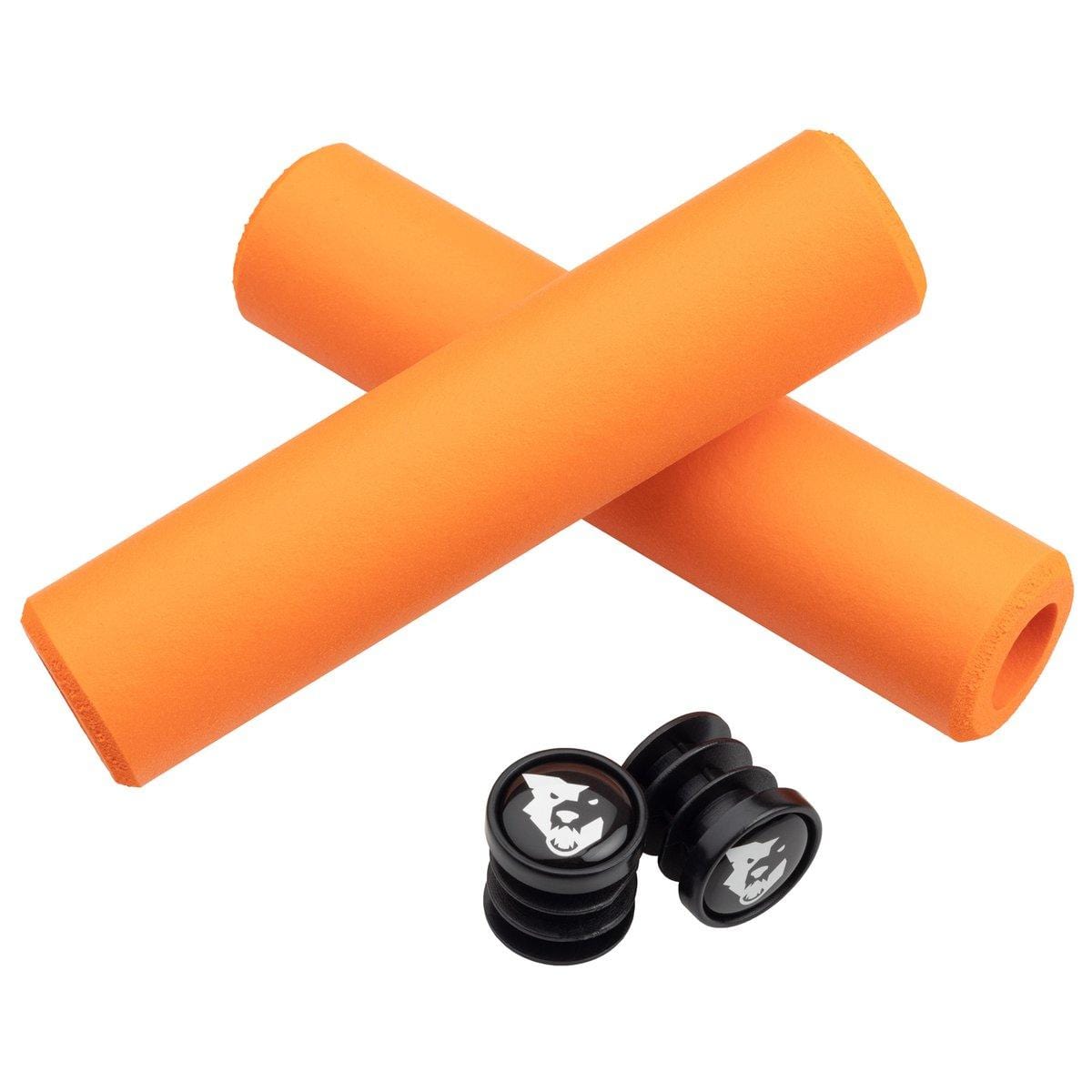 Wolf Tooth Components Fat Paw Grips Orange Parts - Handlebar Grips