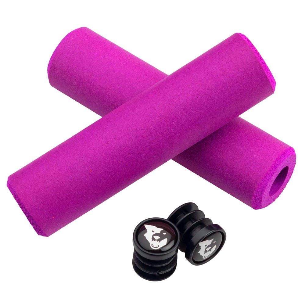 Wolf Tooth Components Fat Paw Grips Pink Parts - Handlebar Grips