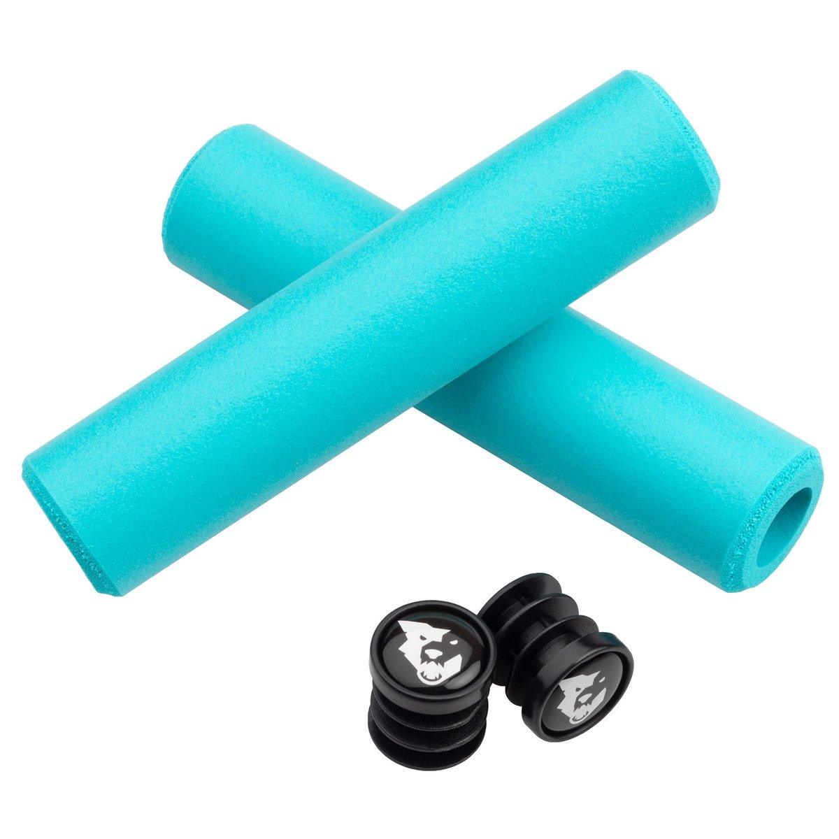 Wolf Tooth Components Fat Paw Grips Teal Parts - Handlebar Grips