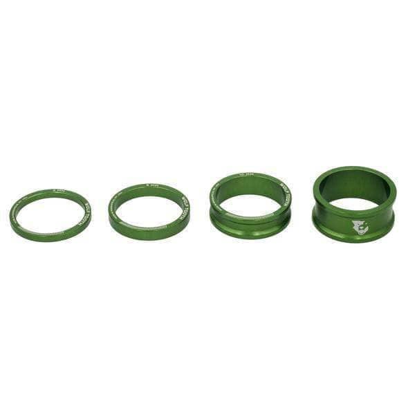 Wolf Tooth Components Precision 15mm Headset Spacer Green Parts - Headsets