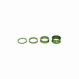 Wolf Tooth Components Precision Headset Spacer Kit 3, 5, 10, 15mm Green Parts - Headsets